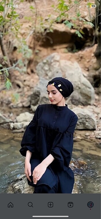 Siyah tunik