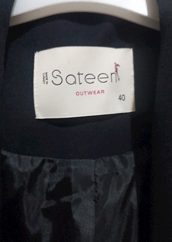 l Beden Kadın Siyah Mini Ofis Blazeri