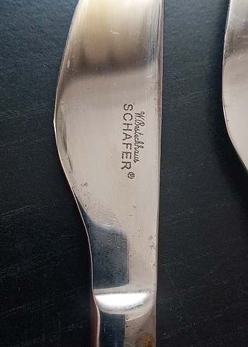 Schafer Bej Saplı Gri Bıçak Seti