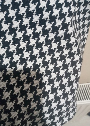 Kısa Kollu Gri Mini Etekli Ofis Takımı - Görsel 4