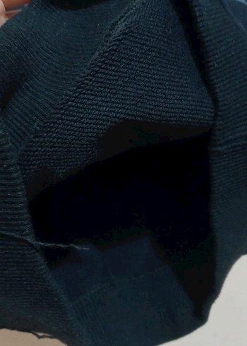 Kapüşonlu Erkek Sweatshirt, Baskılı, Mavi - Görsel 2