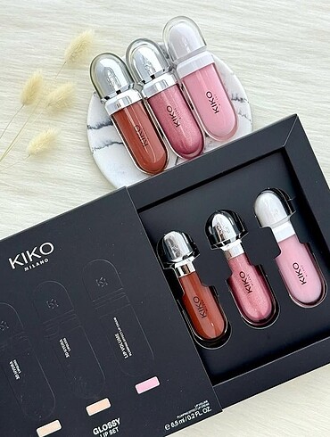 Kiko 3 lü Kiko Glos set