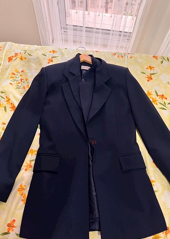 Mango Sik Lacivert Blazer Ceket