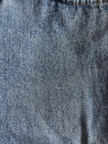 Uzun jean şort - Görsel 6