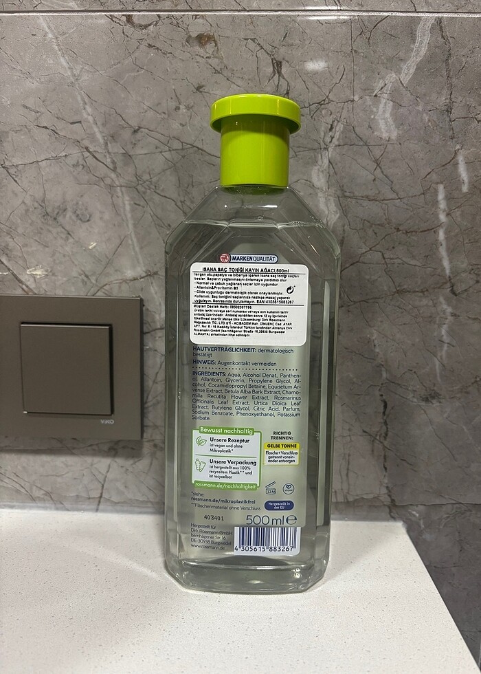 Isana kayın ağacı saç toniği - Görsel 2