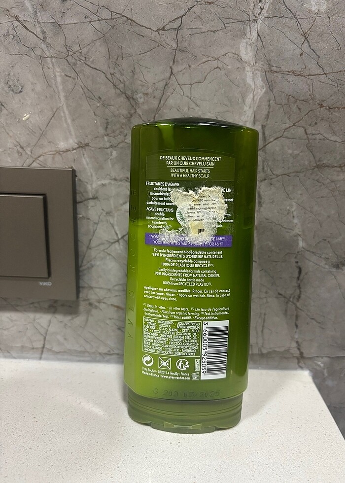 Yves rocher kıvırcık saçlar için bukle belirginleştirici saç kre - Görsel 2