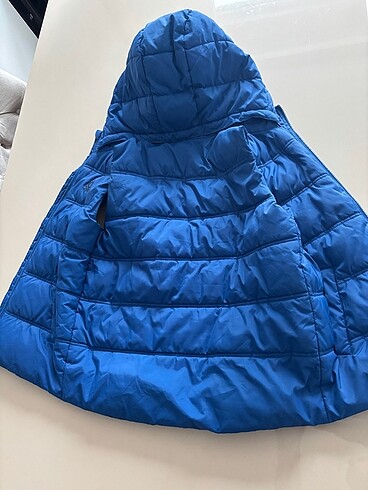 Benetton kız çocuk mavi yelek - Görsel 6