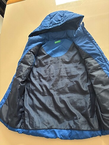 Benetton kız çocuk mavi yelek - Görsel 7