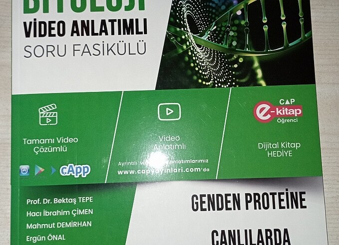  Çap Ayt biyoloji konu anlatım fasikülleri 