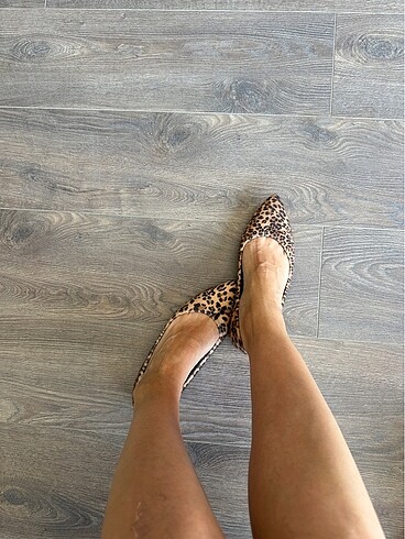 38 Beden camel Renk Leopar babet