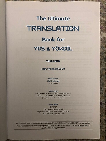 YDS YÖKDİL Kitapları