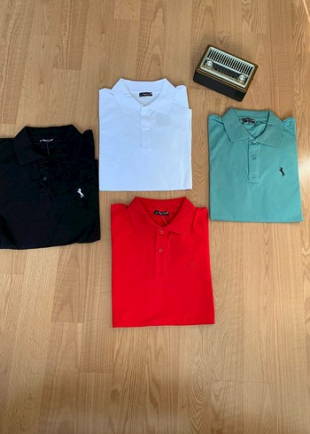 Diğer 4'Lü Erkek Kısa Kollu Polo Tişört