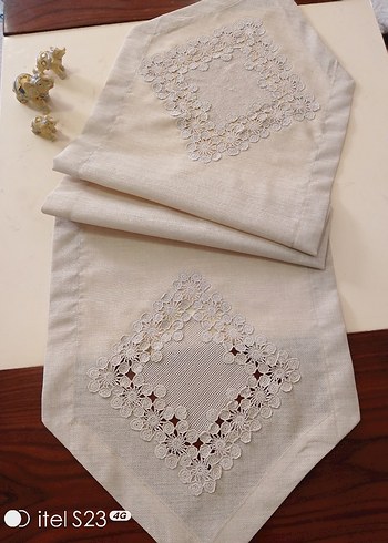 Dantel İşlemeli Krem Renkli ranir - Görsel 4