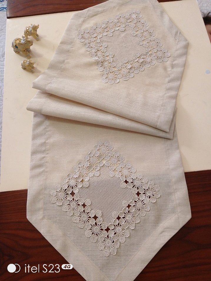 Dantel İşlemeli Krem Renkli ranir - Görsel 4