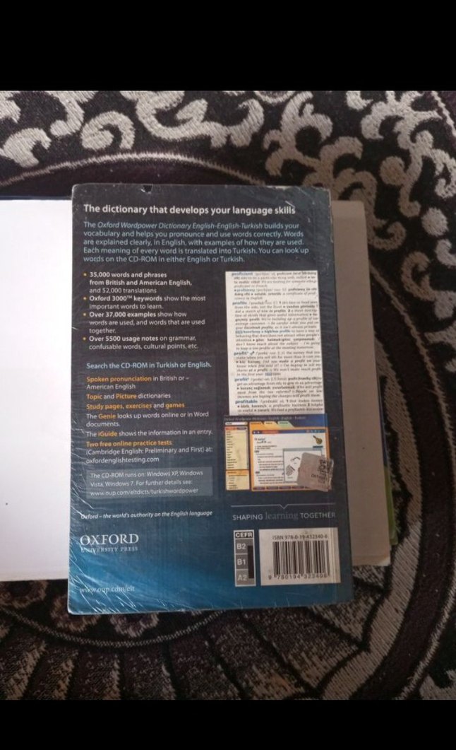 Oxford Wordpower İngilizce-İngilizce-Türkçe Sözlük - Görsel 2