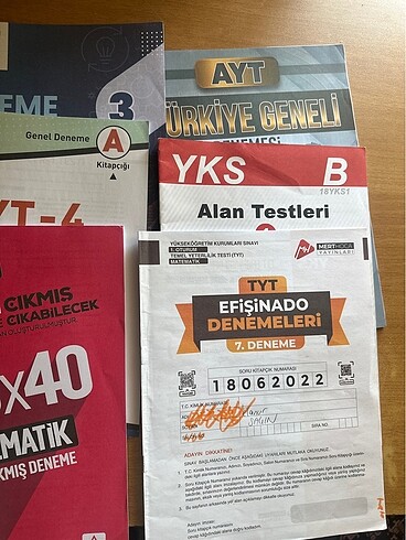  TYT AYT 6 Çözülmemiş Deneme