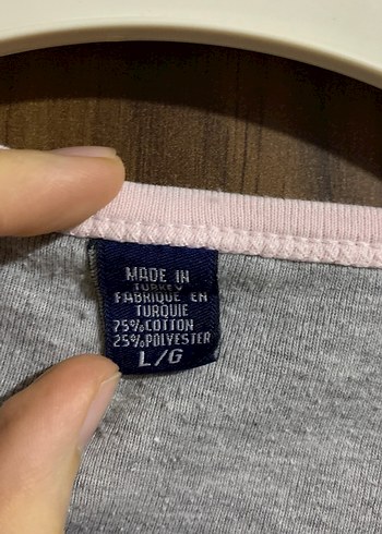 Gri Baskılı Kız Tişörtü - Görsel 2