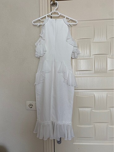 Beyaz nikah elbise - Görsel 5