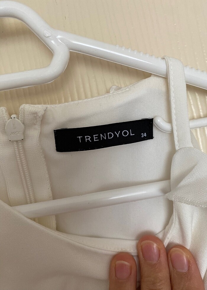 Beyaz nikah elbise - Görsel 4