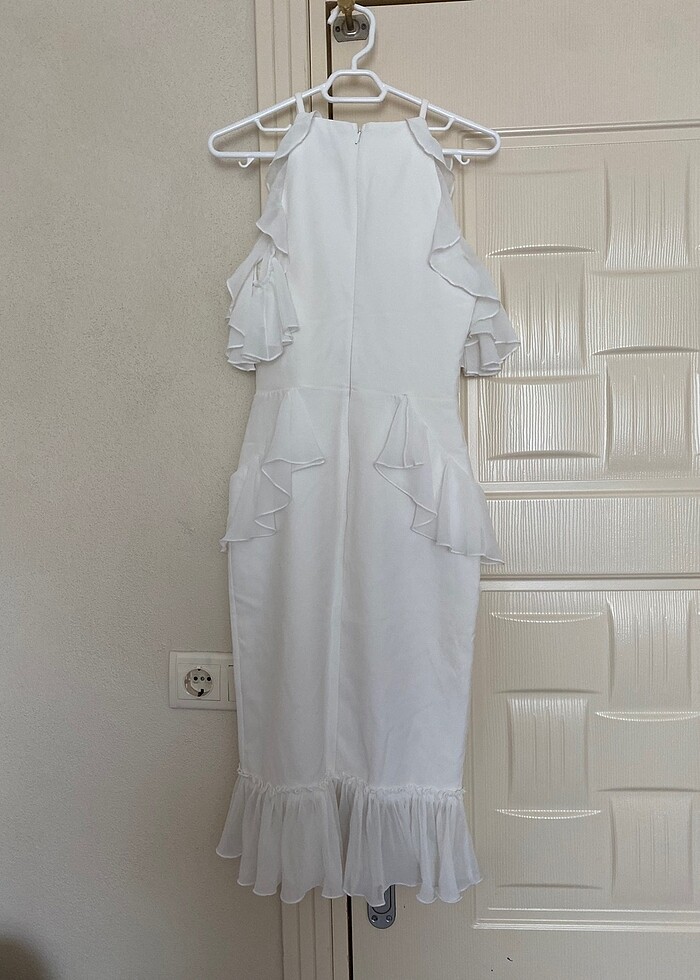 Beyaz nikah elbise - Görsel 5