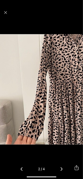 Defacto Defacto leopar 36 beden elbise