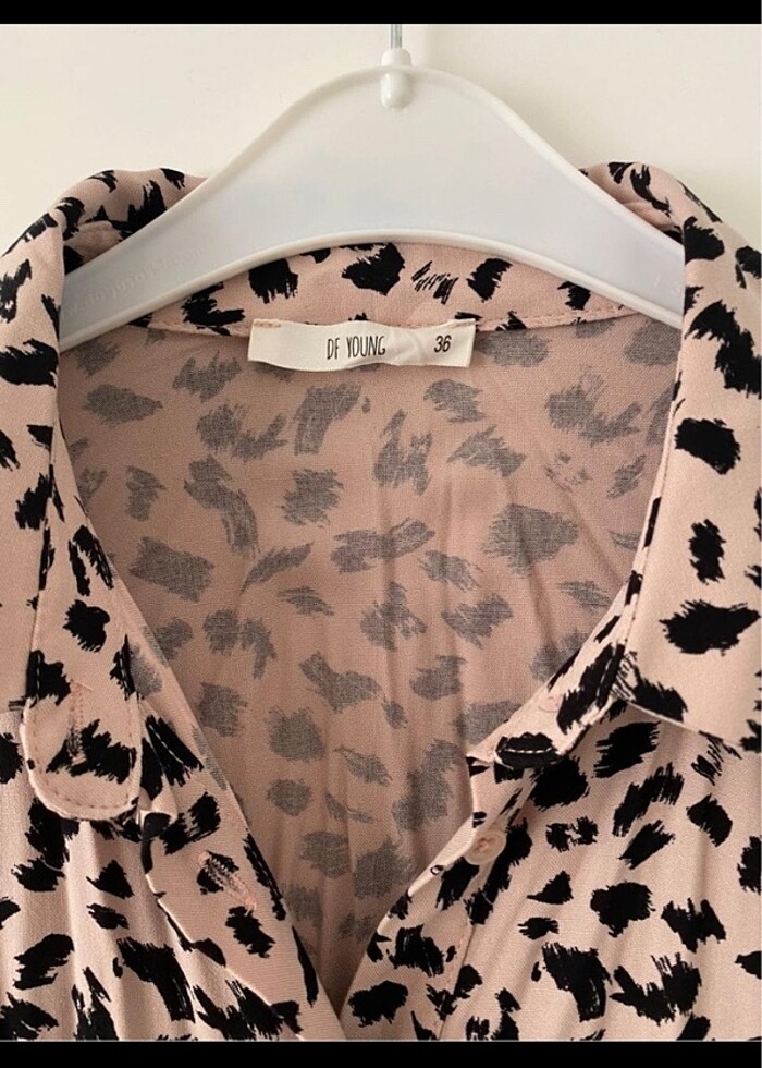 Defacto leopar 36 beden elbise - Görsel 3