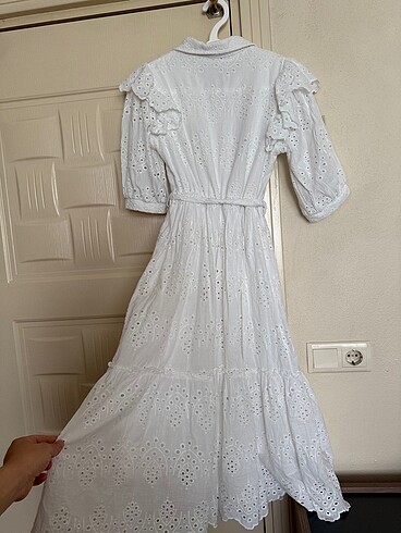 Fisto beyaz elbise - Görsel 6