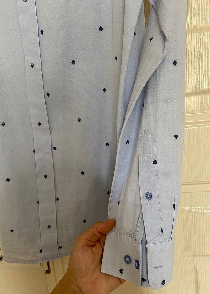 Karaca mavi gömlek - Görsel 5