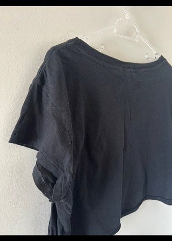 m Beden hm run dmc Oversize crop tshirt