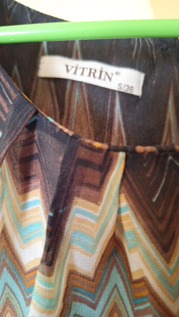 Uzun Kollu Piliseli Bohem Kadın Bluz - Görsel 2