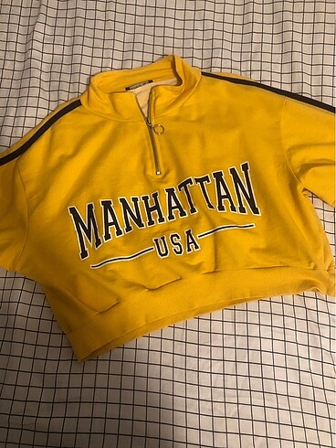 Kısa Crop Sweatshirt