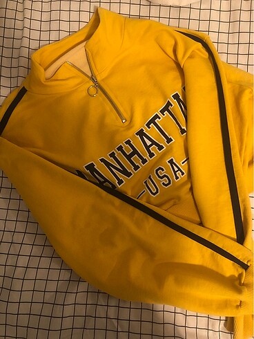 Diğer Kısa Crop Sweatshirt