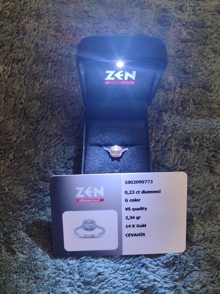 Zen Pırlanta Baget Yüzük - Görsel 3