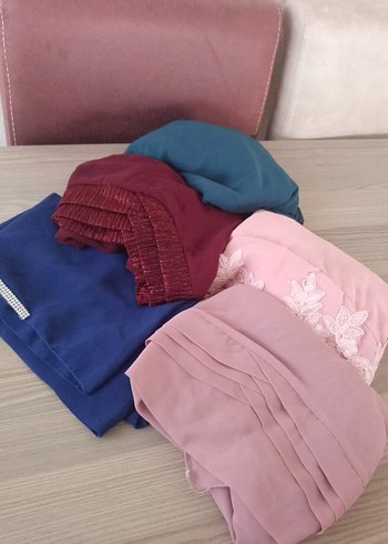 Kadın Çok Renkli Bohem Şal beş adet fiyatı