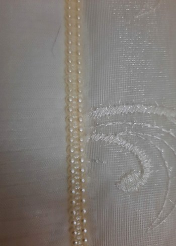 İşlemeli Beyaz Yatak Örtüsü - Görsel 6