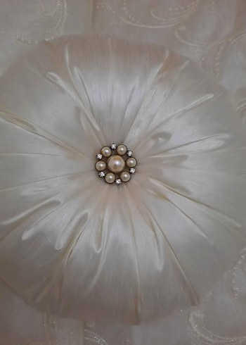 İşlemeli Beyaz Yatak Örtüsü - Görsel 9