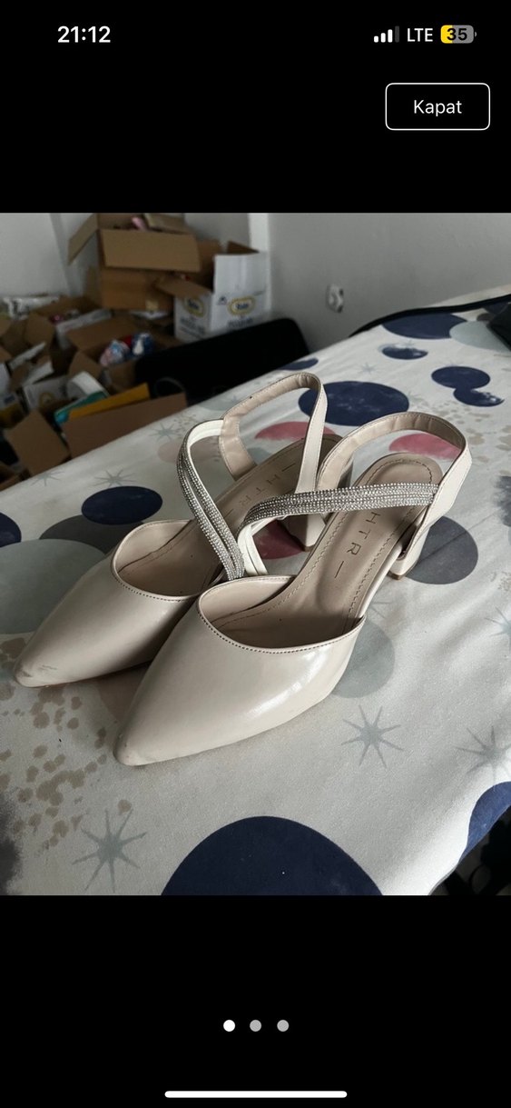 Kadın topuklu ayakkabı - Görsel 3