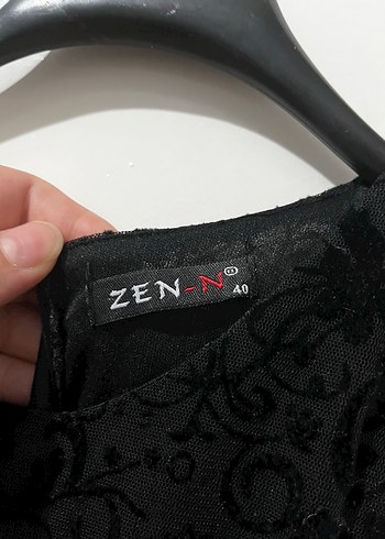 Dantel Detaylı Siyah Midi Gotik Elbise - Görsel 2