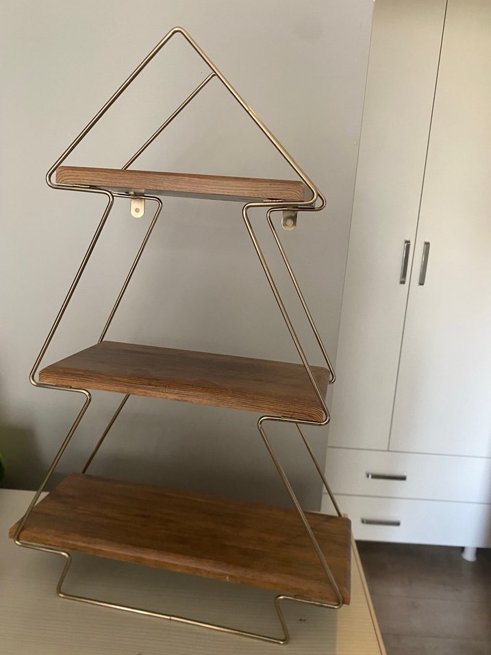 Decolove Çam Ağacı Model 3 Katlı Raf - Görsel 2