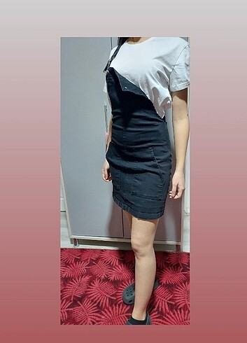 Diğer Siyah salopet