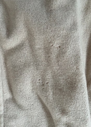 Bej Kadın Midi Boy Düğmeli Ceket - Görsel 4