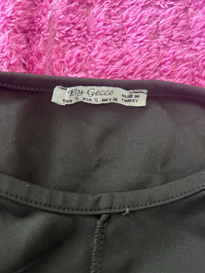 Uzun Kollu Siyah Gotik Bluz - Görsel 3