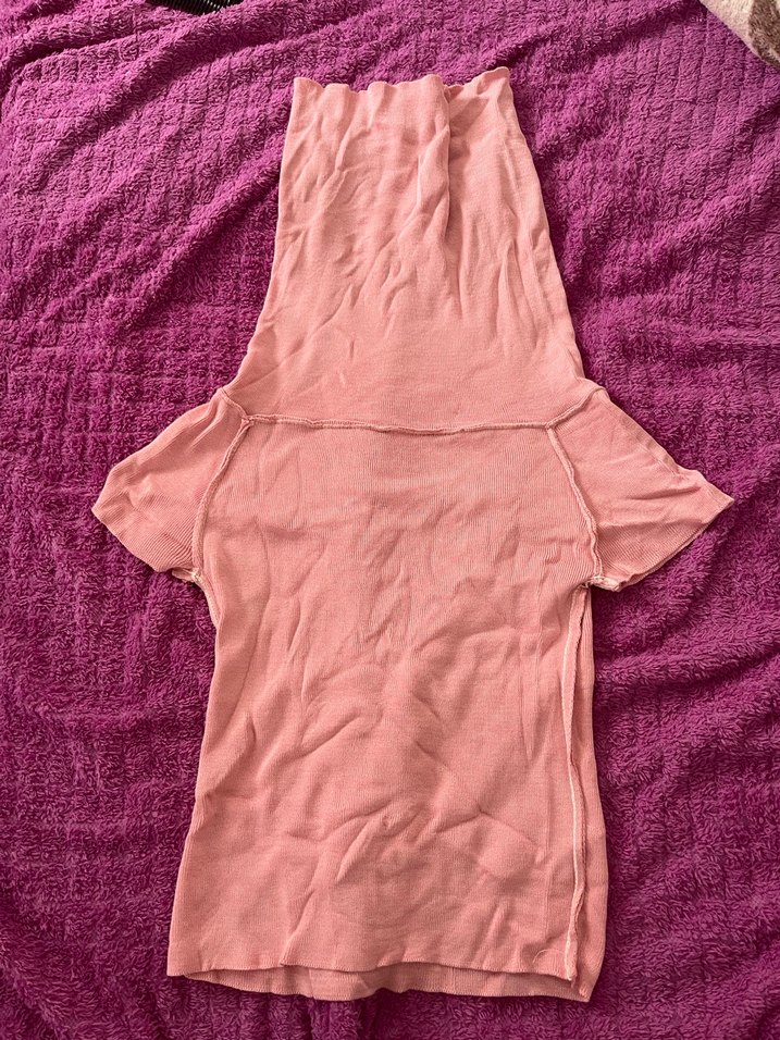 Madonna yaka pembe üst - Görsel 2