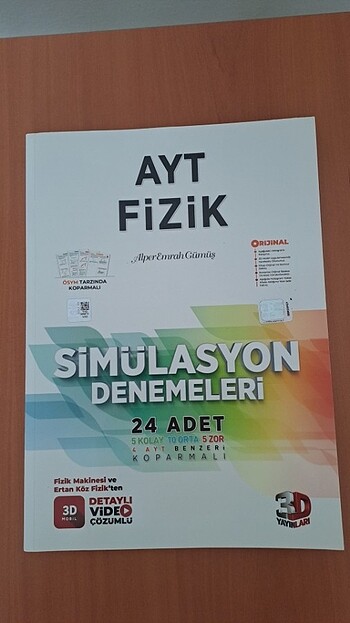 3D Ayt Fizik Deneme