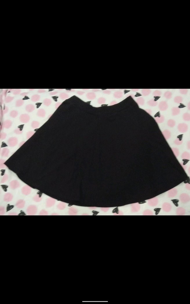 Siyah Mini Fırfırlı Gotik Etek - Görsel 2