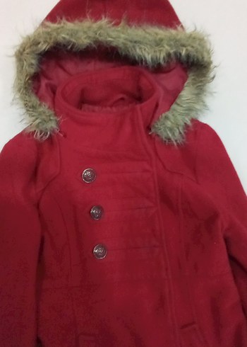 Kırmızı Çocuk Kaban - Görsel 5