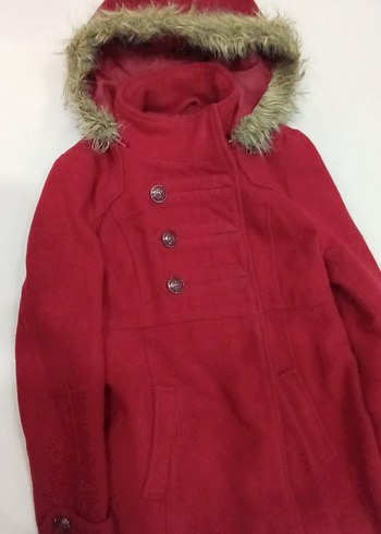 Kırmızı Çocuk Kaban - Görsel 4