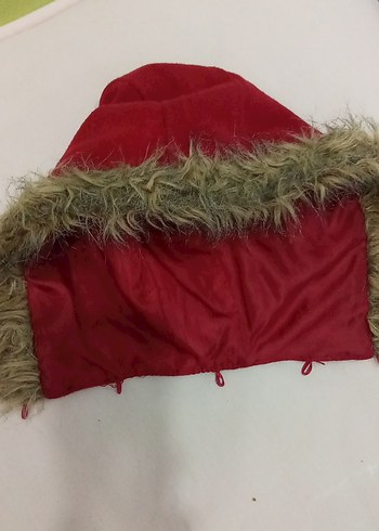 Kırmızı Çocuk Kaban - Görsel 3