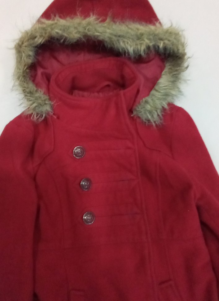 Kırmızı Çocuk Kaban - Görsel 5