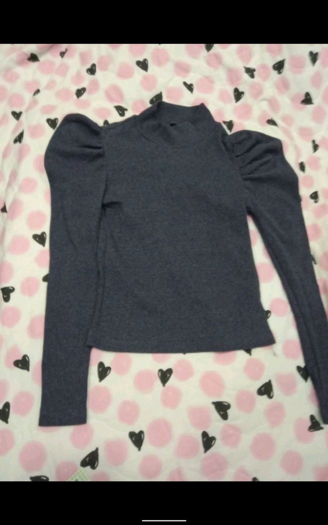 Gri Boğazlı Kadın Triko Kazak - Görsel 3